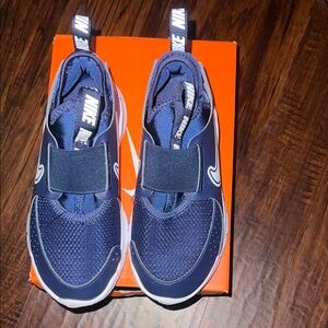 Nike Blue Slip-On Sneakers with Breathable Mesh